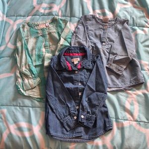 3 Toddler Girl Long Sleeve Shirts